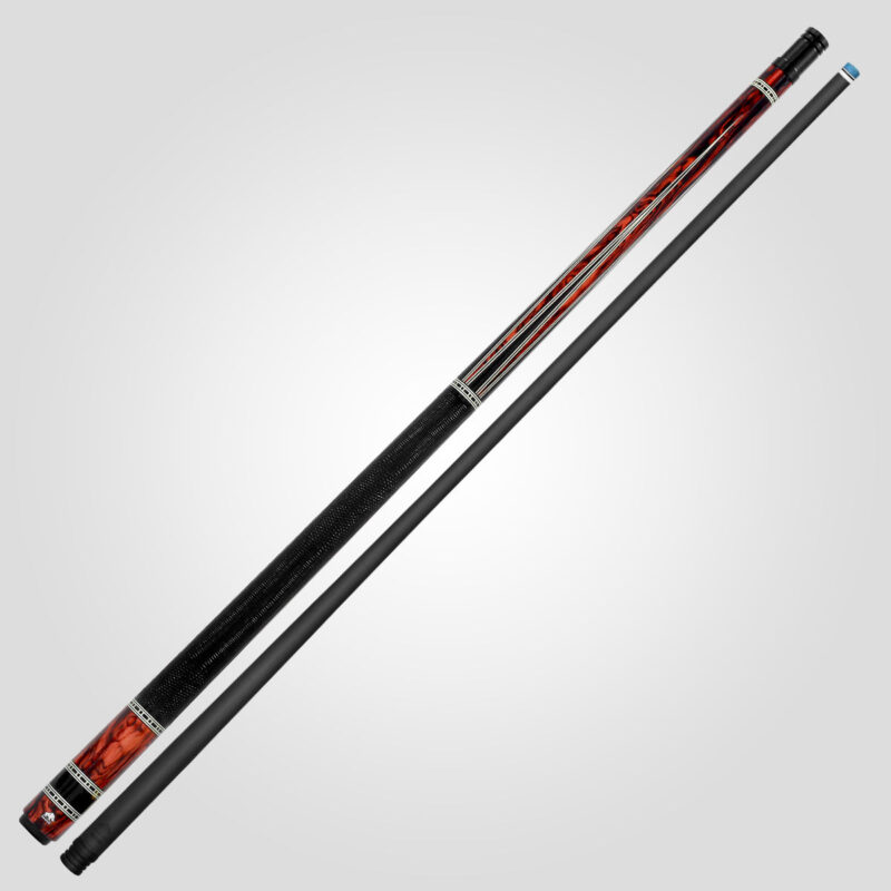 Rhino RETRÔ Pool Cue - Cocobolo - Lizard Embossed Microfiber Leather Wrap & Point