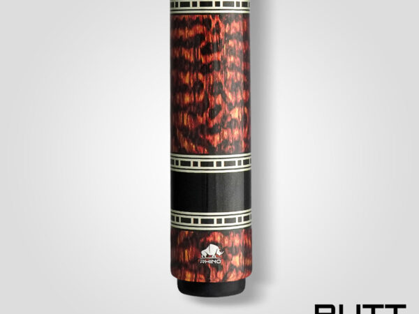 Rhino RETRÔ Pool Cue - Snake - Lizard Embossed Microfiber Leather Wrap & Point