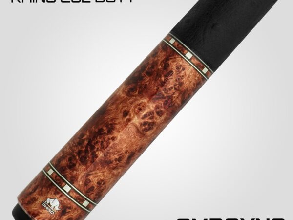 Rhino G-W Pool Cue - Amboyna - Leather Wrap