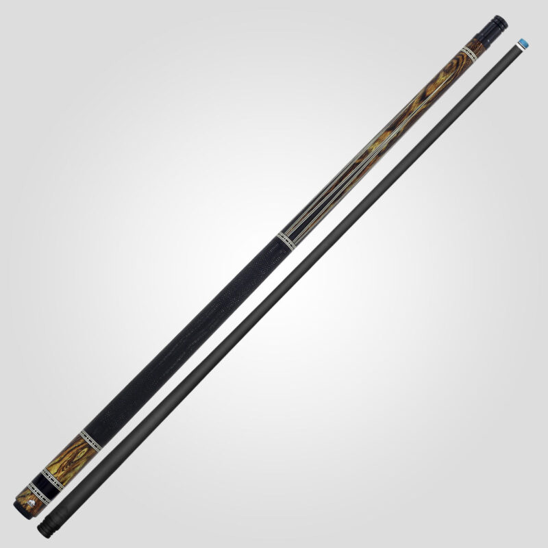 Rhino RETRÔ Pool Cue - Bocote - Lizard Embossed Microfiber Leather Wrap & Point