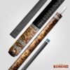 Rhino RETRÔ Pool Cue - Thuya - Crocodile Embossed Microfiber Leather Wrap