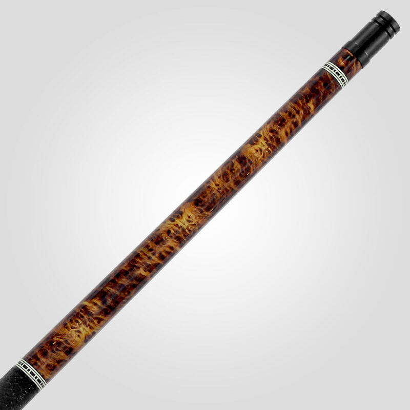 Rhino RETRÔ Pool Cue - Thuya - Crocodile Embossed Microfiber Leather Wrap