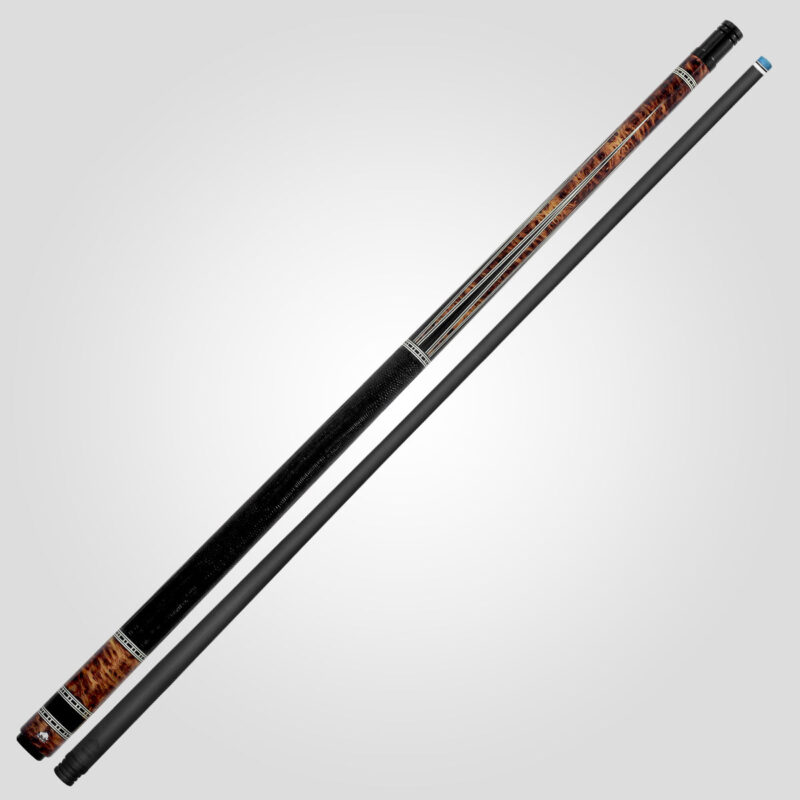 Rhino RETRÔ Pool Cue - Thuya - Lizard Embossed Microfiber Leather Wrap & Point