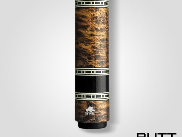 Rhino RETRÔ Pool Cue - Thuya - Lizard Embossed Microfiber Leather Wrap & Point