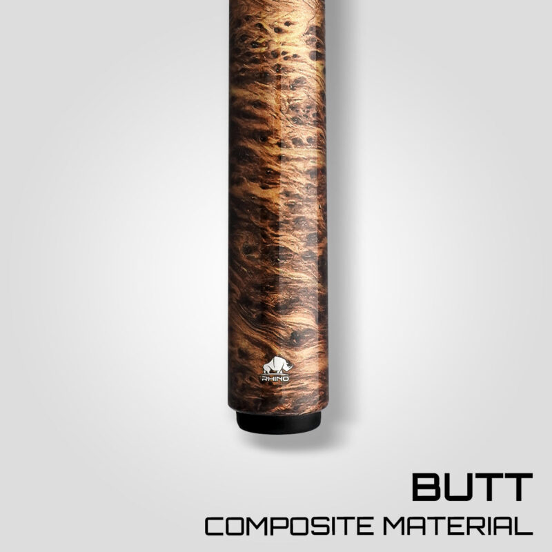 Rhino RETRÔ Pool Cue - Thuya - Wrapless