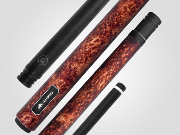 Rhino G-W Pool Cue - Amboyna - Wrapless