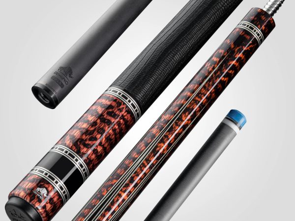 Rhino RETRÔ Pool Cue - Snake - Lizard Embossed Microfiber Leather Wrap & Point