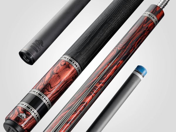 Rhino RETRÔ Pool Cue - Cocobolo - Lizard Embossed Microfiber Leather Wrap & Point