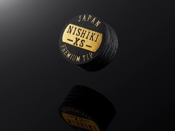 NISHIKI PREMIUM POOL CUE TIP - BLACK