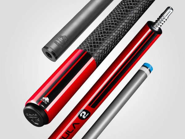 Nebula 2 Pool Cue - Crimson Red - Sport Wrap