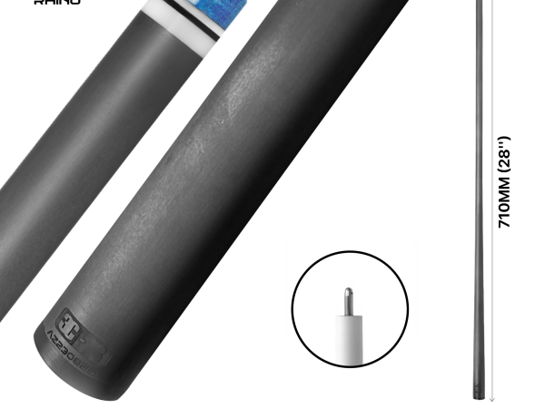 Rhino - 710mm (28'') / Q-loc Carbon Carom Single Shaft 12mm