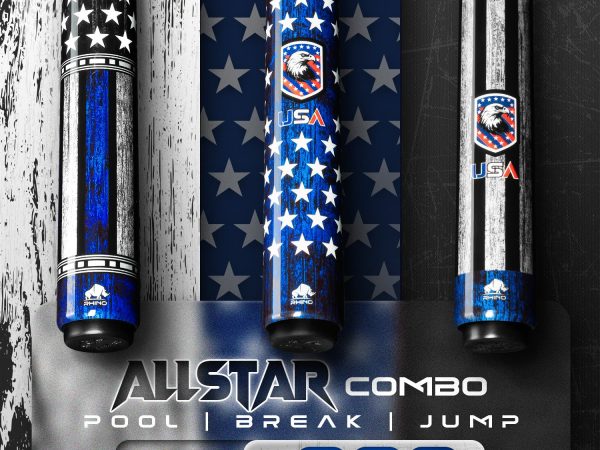 Allstar COMBO: Pool Cue + Jump Cue + Break Cue