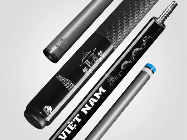 VOYAGER VIETNAM POOL CUE - BLACK - SPORT WRAP