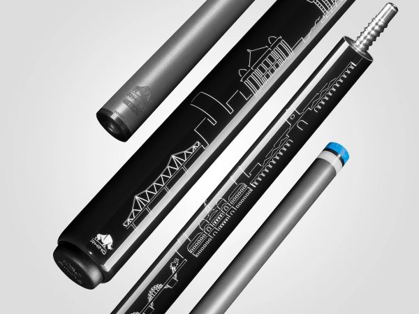 VOYAGER VIETNAM POOL CUE - BLACK - WRAPLESS