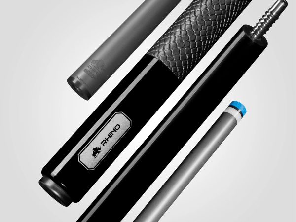 LUMINAX POOL CUE - JET BLACK  - SPORT WRAP