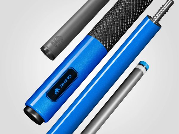 LUMINAX POOL CUE - OCEAN BLUE - SPORT WRAP