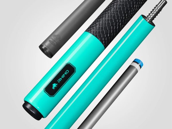 LUMINAX POOL CUE - TROPICAL TURQUOISE - SPORT WRAP