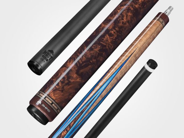 RHINO MUST POOL CUE - MU1 BURL BLUEPOINT