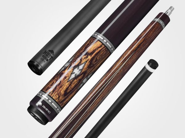 RHINO MUST POOL CUE - MU2 BOCOTE EBONY DIAMOND