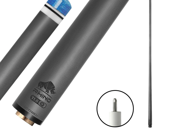 Rhino - 30" / Q-loc Carbon Pool Cue Single Shaft