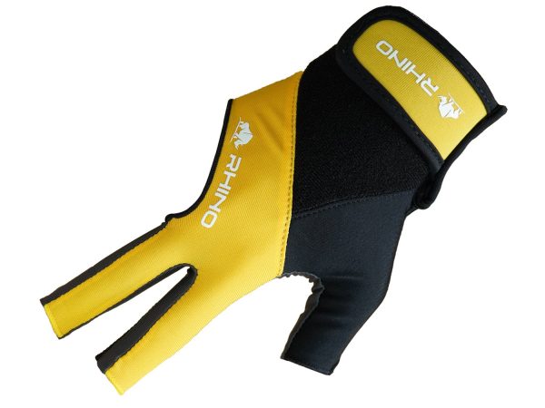 RHINO Billiards Glove Right Hand - Yellow